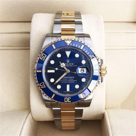 gold rolex submariner blue celebrity|rolex submariner 126613lb for sale.